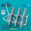 RESKIT RSU72-0275 Mi-8 Hip weapon mounting frame with BD3-57KrV for Hobby Boss kit (UKRAINE Late) (2 pcs) (3D Printed) (1/72)